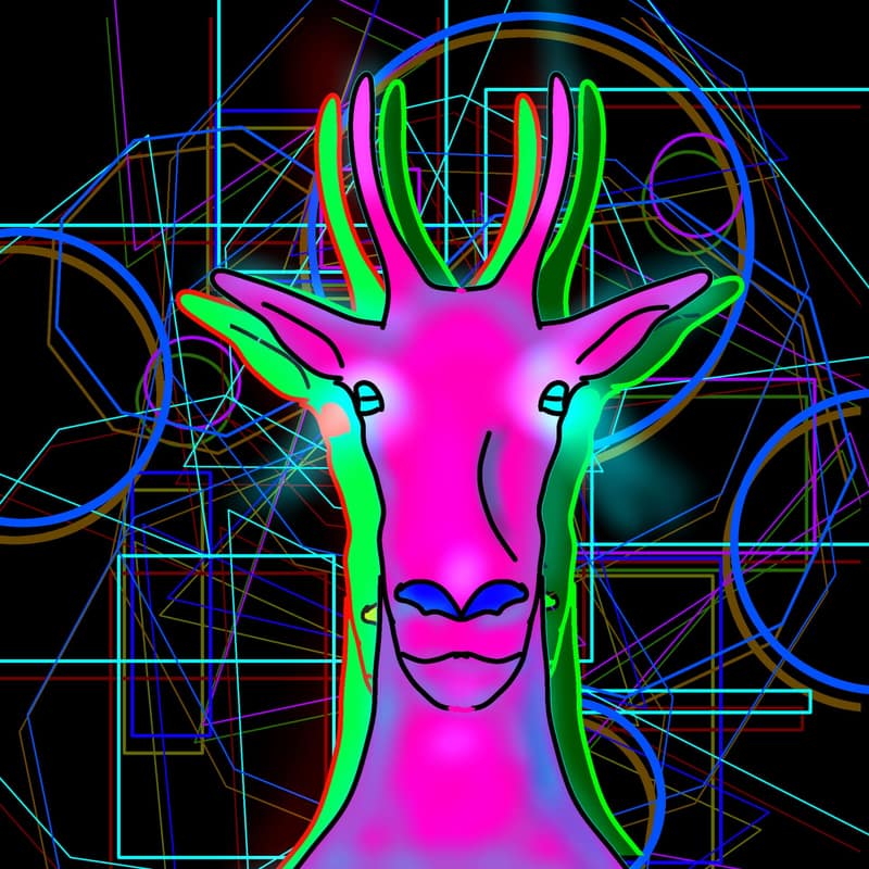 A goat named Reagan