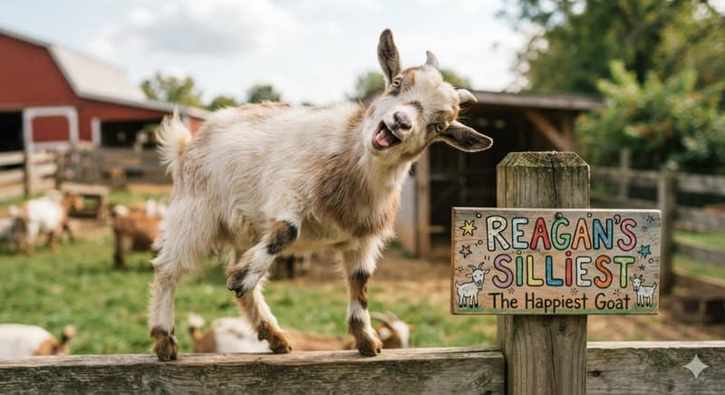A goat named Reagan's Silliest Goat