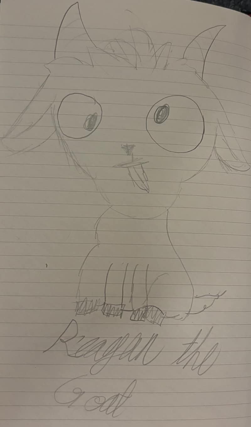 A goat named Reagan the Goat